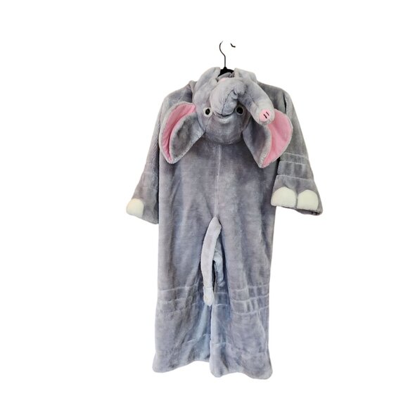 Vtg 90s ELEPHANT Costume Chrisha Playful Plush Halloween Drama Kids Size 7 ish - Picture 2 of 5